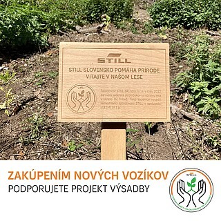 ZAKÚPENÍM NOVŸCH VOZÍKOV PODPORUIETE PROIEKT VŸSADBY